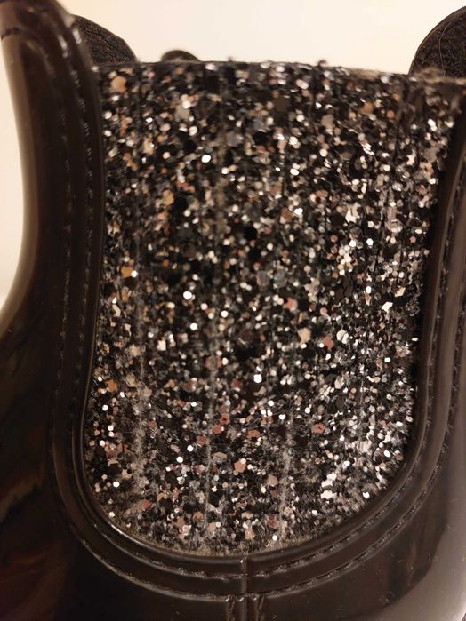 Botins Lemon Jelly 37 preto/prata