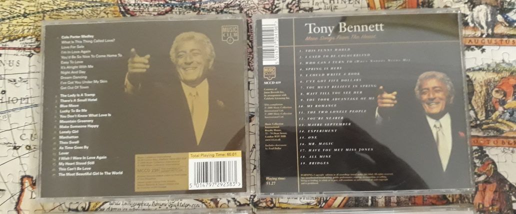 CD Tony Bennett 5e cada:  w/ Count Basie Orchestra, Greatest Hits