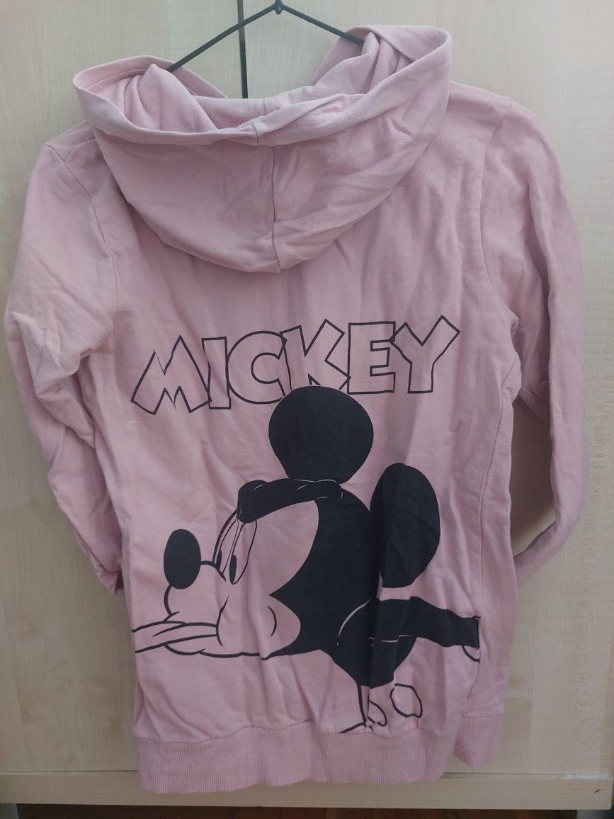 Bluza pudrowy roz mickey Disney 158/164 S
