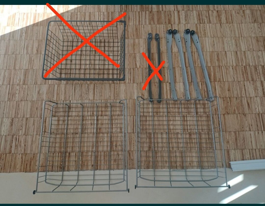 2 szuflady koszykowe do szafy IKEA + prowadnice