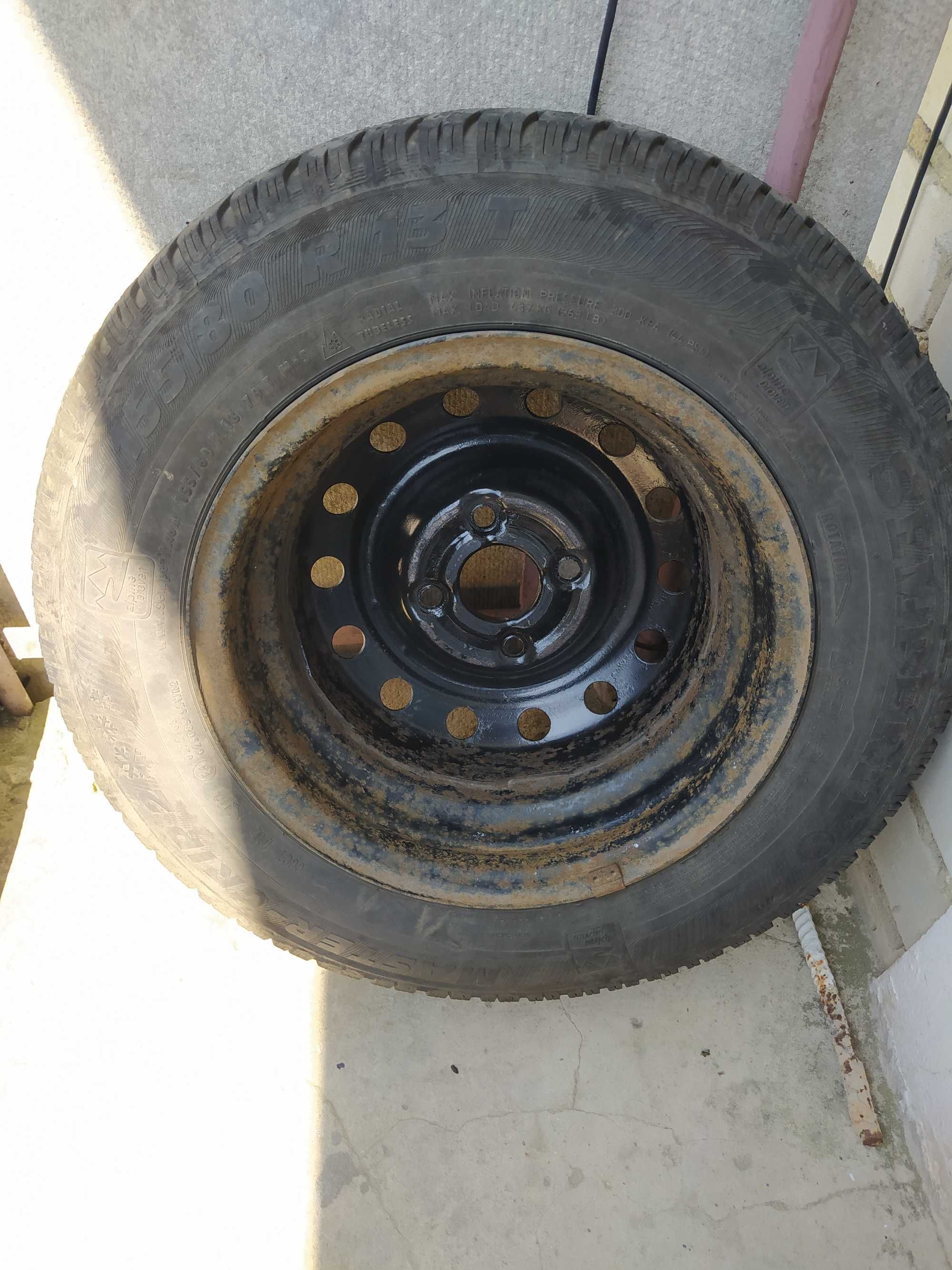 Колеса в сборе 4 шт 155/80 R13 Semperit