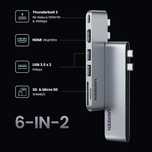 HUB TIPO C UGREEN 6 EM 2 - Para MacBook Air M1