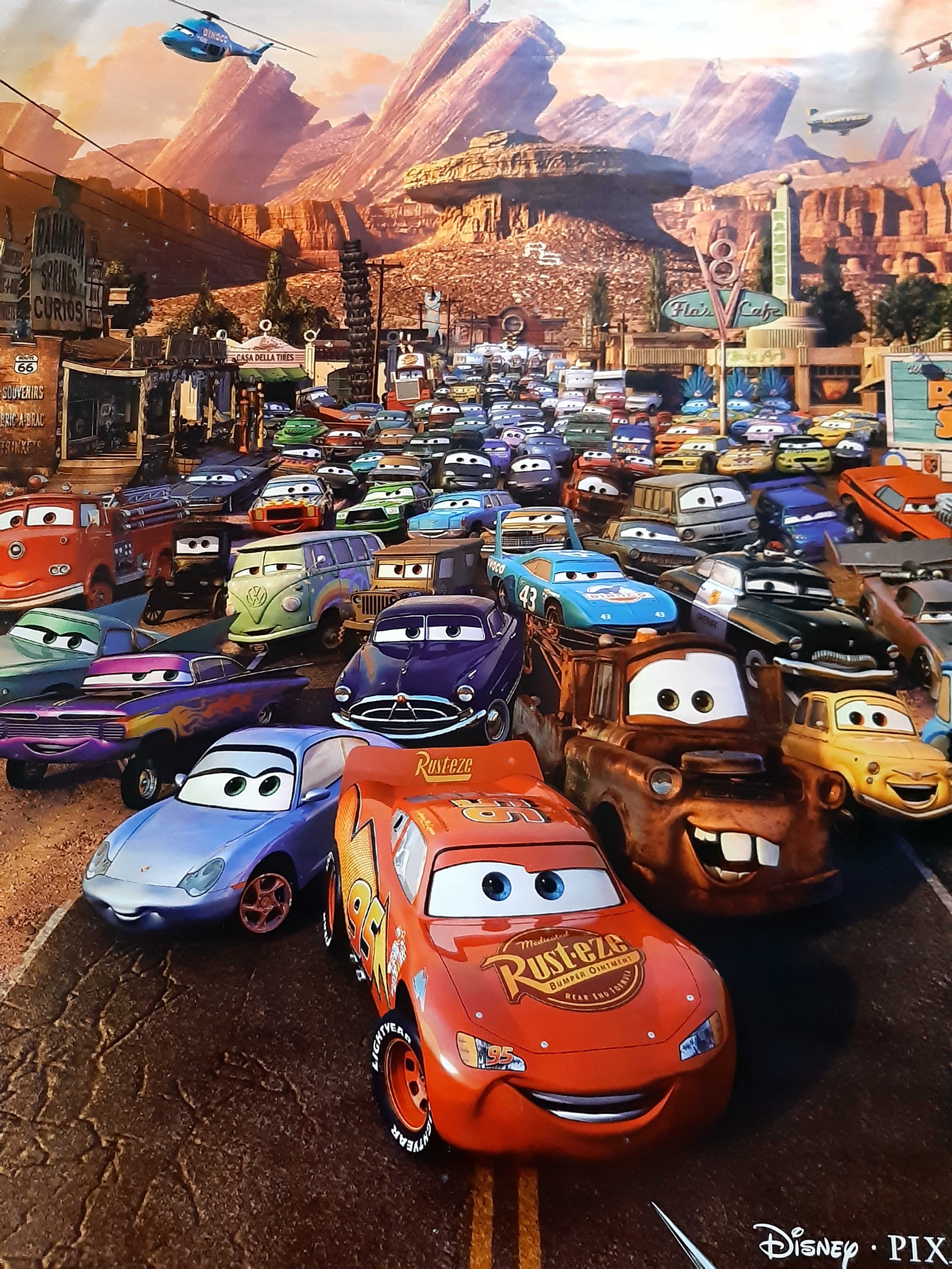 Poster cinematográfico Lusomundo Disney Pixar Carros (Faísca Mc Queen)