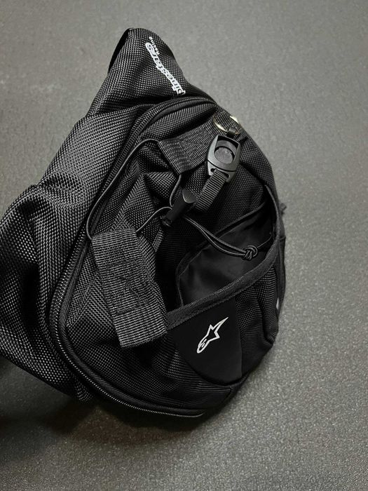 Сумка на ногу для мотоцикліста Alpinestars. Мото сумка на стегно
