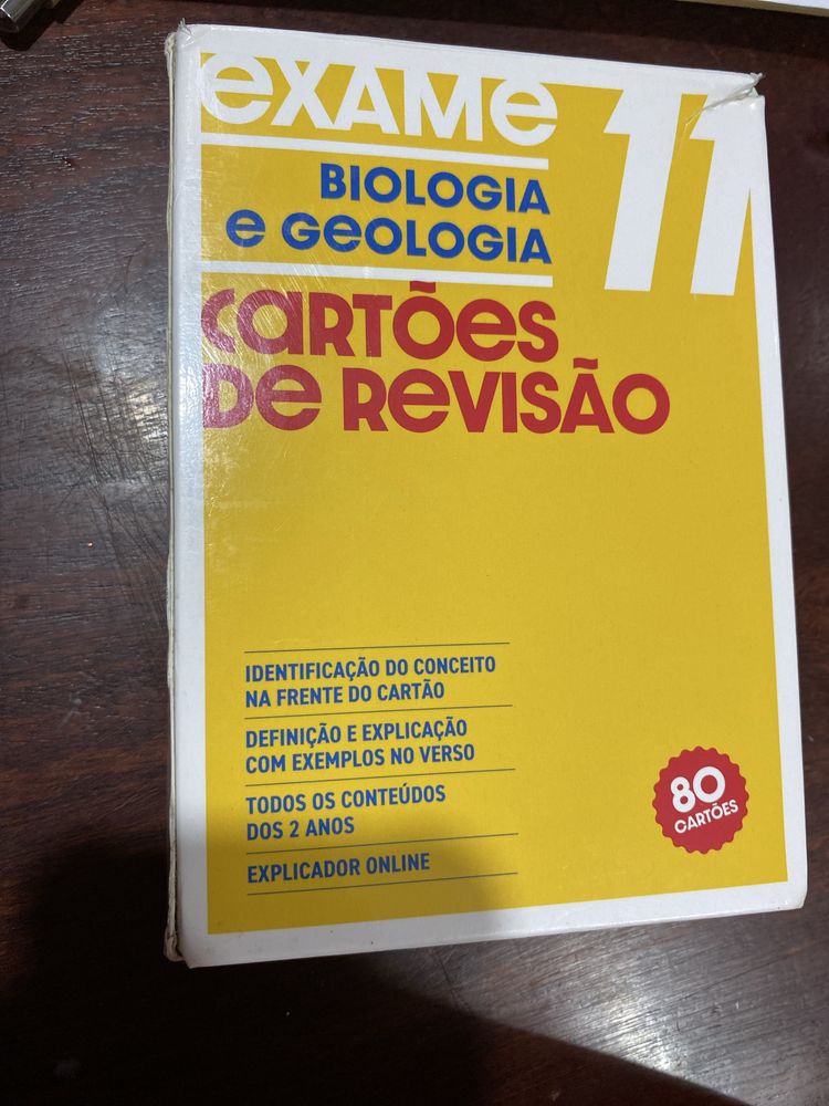 Cartões de revisão- Biologia e Geologia 10 e 11 ano