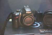 Lustrzanka Nikon D3200 + obiektyw i akcesoria