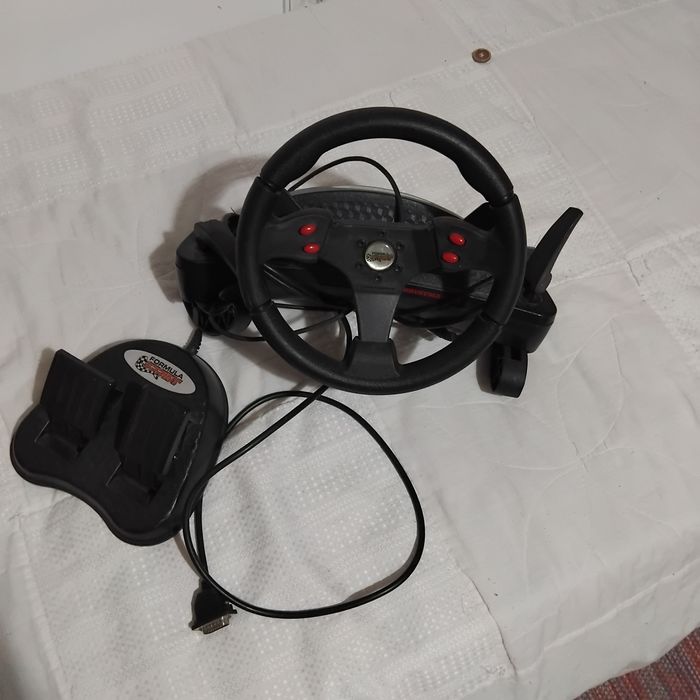 Volante PC video jogo antigo ThrustMaster Formula Sprint