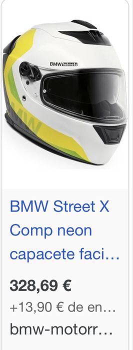 Capacete BMW Street X Comp Neon