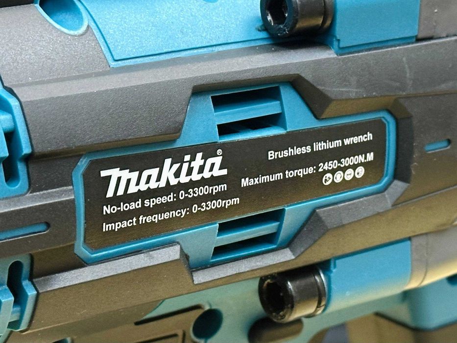 3/4 Гайковерт Makita 3000Nm + 2 Акб 6.0 Ah, Бесщеточный +Зарядка +КЕЙС
