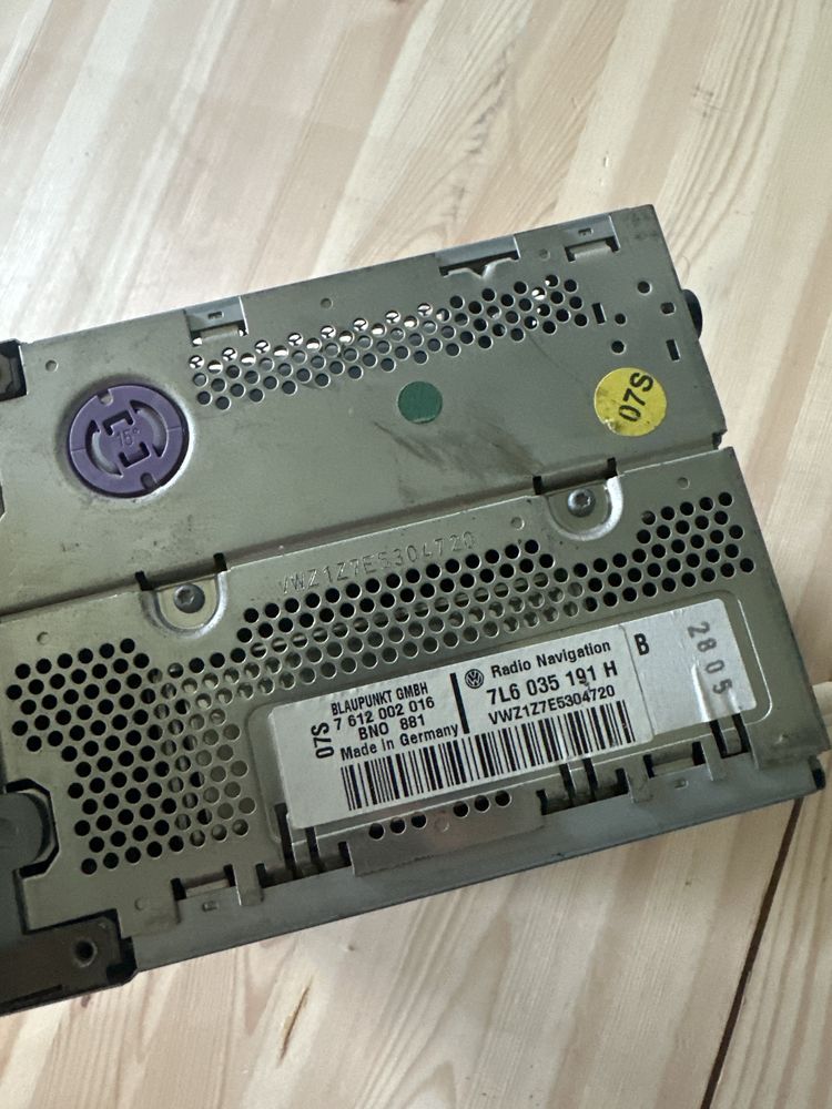 Oryginalne, sprawne VW multivan T5, Tuareg radio NAVI Cd