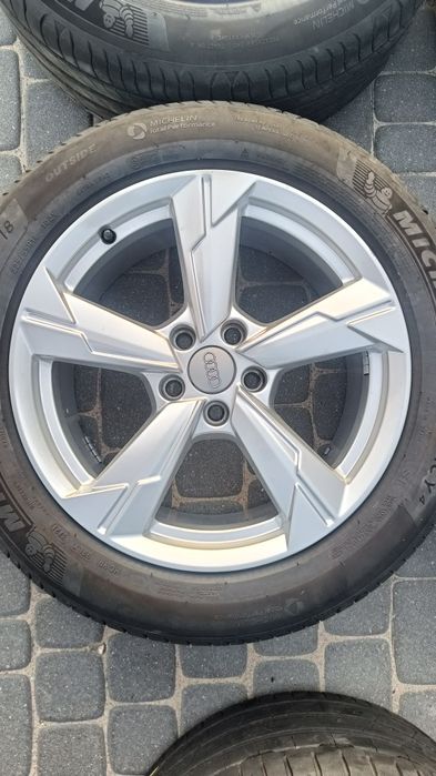 Felgi18 5x112 oryg Audi A6 Q3 opona lato 5mm 2021r kpl