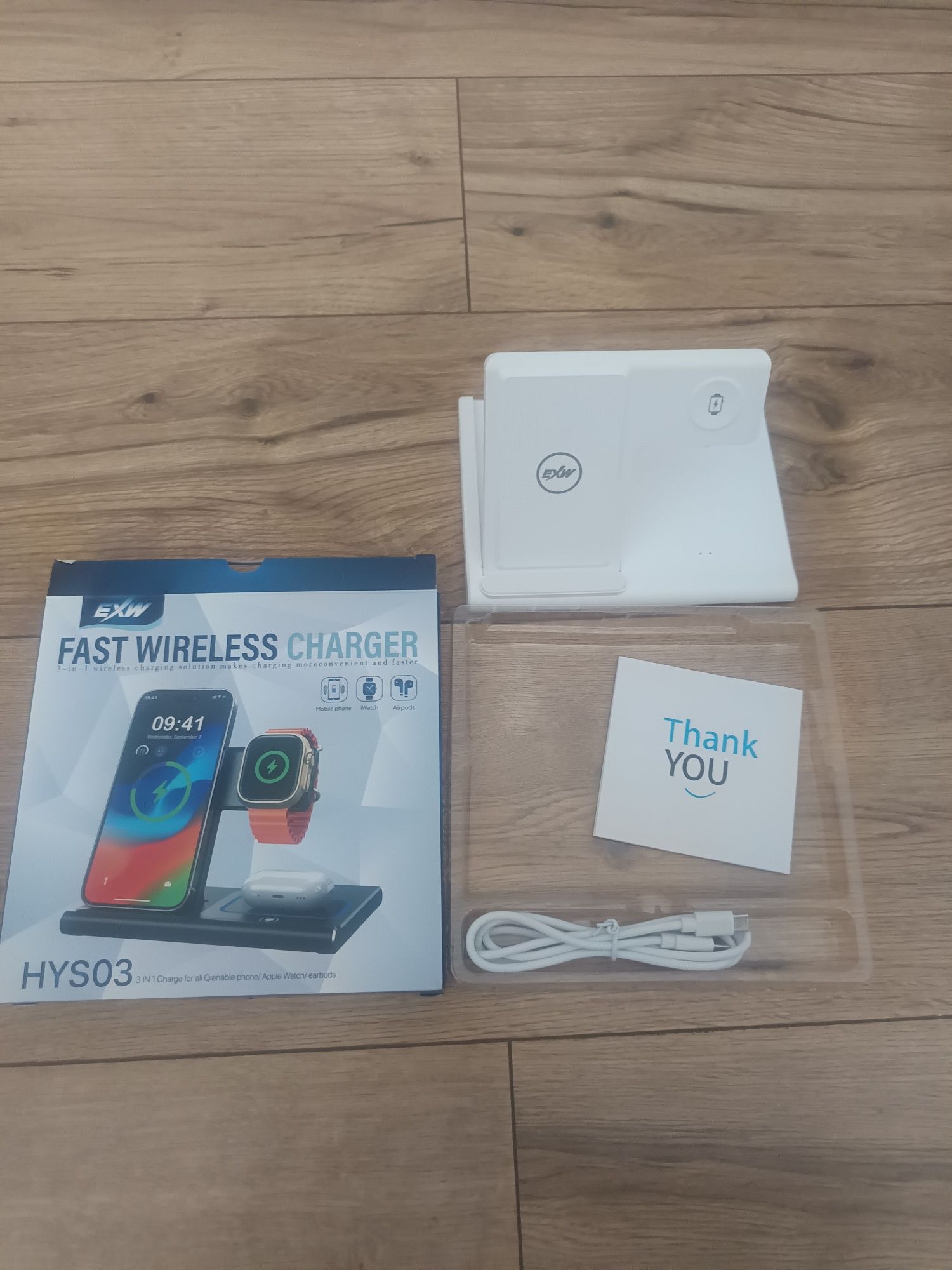 Stacja ładujaca EXW HYS03 Ładowarka indukcyjna 3 w 1