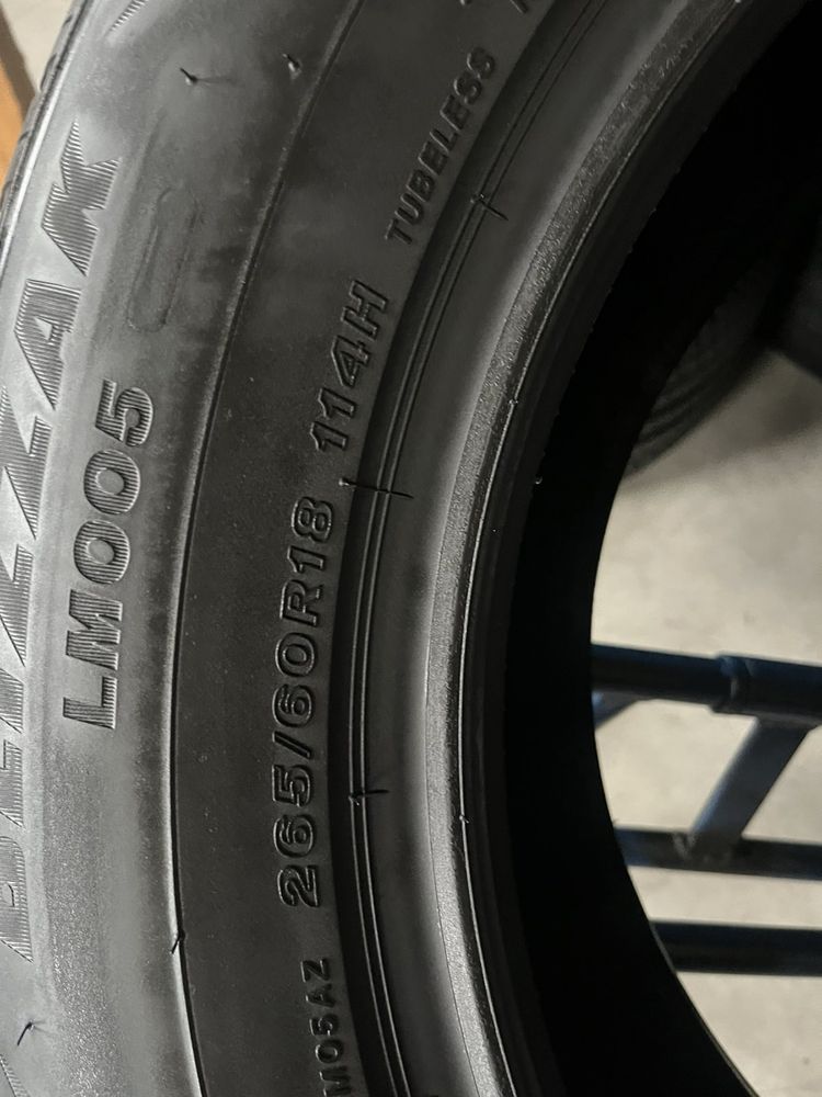 265/60/18 R18 Bridgestone Blizzak LM005 4шт нові зима