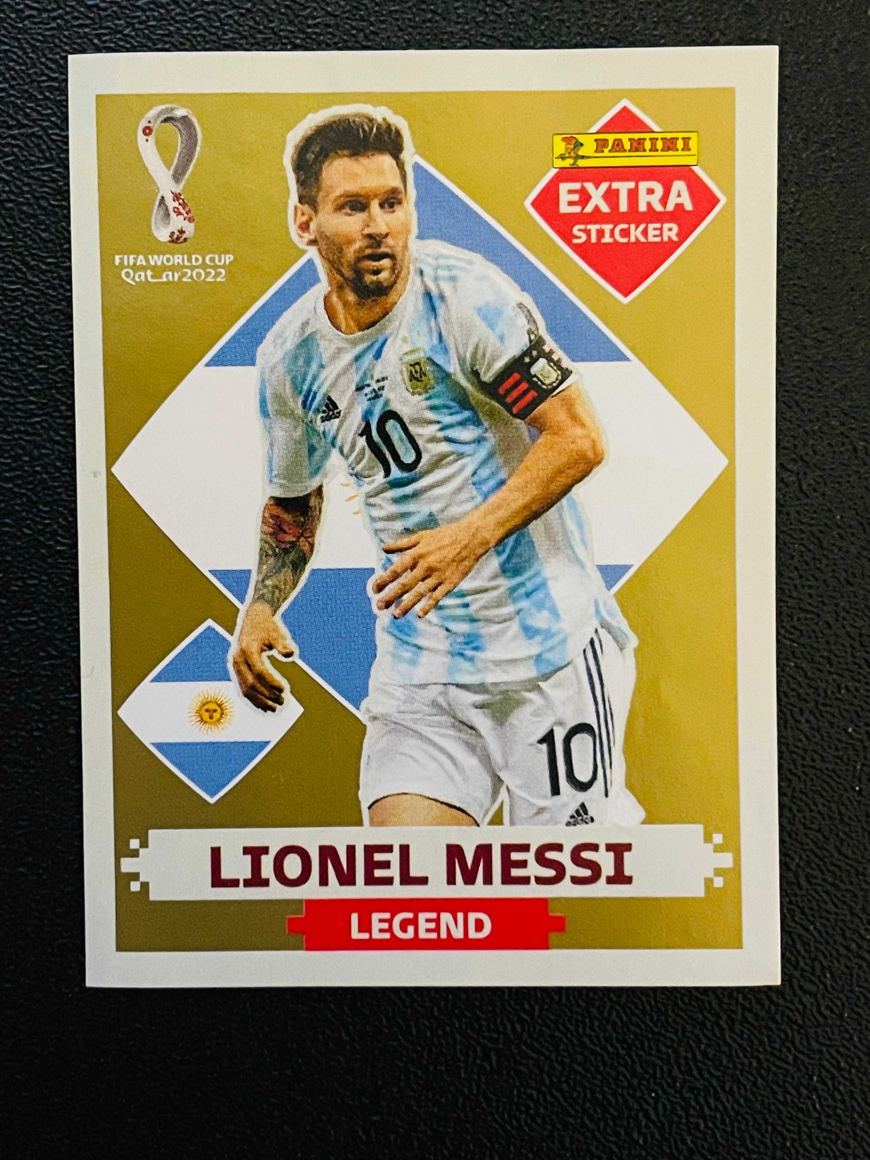 Cromo Messi Lendária Ouro