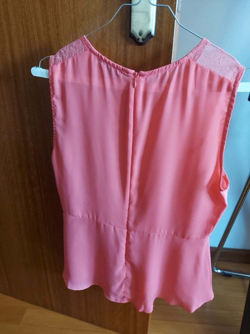 Camisa de verão rosa