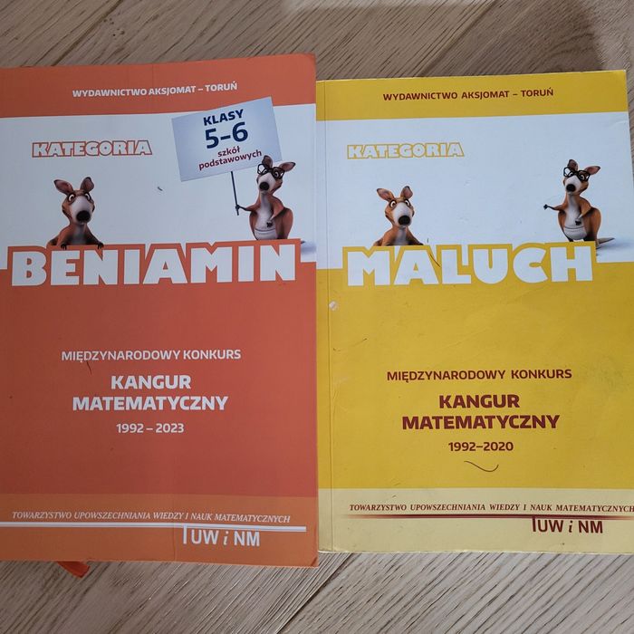 Kangur Matematyczny książki Maluch I Beniamin