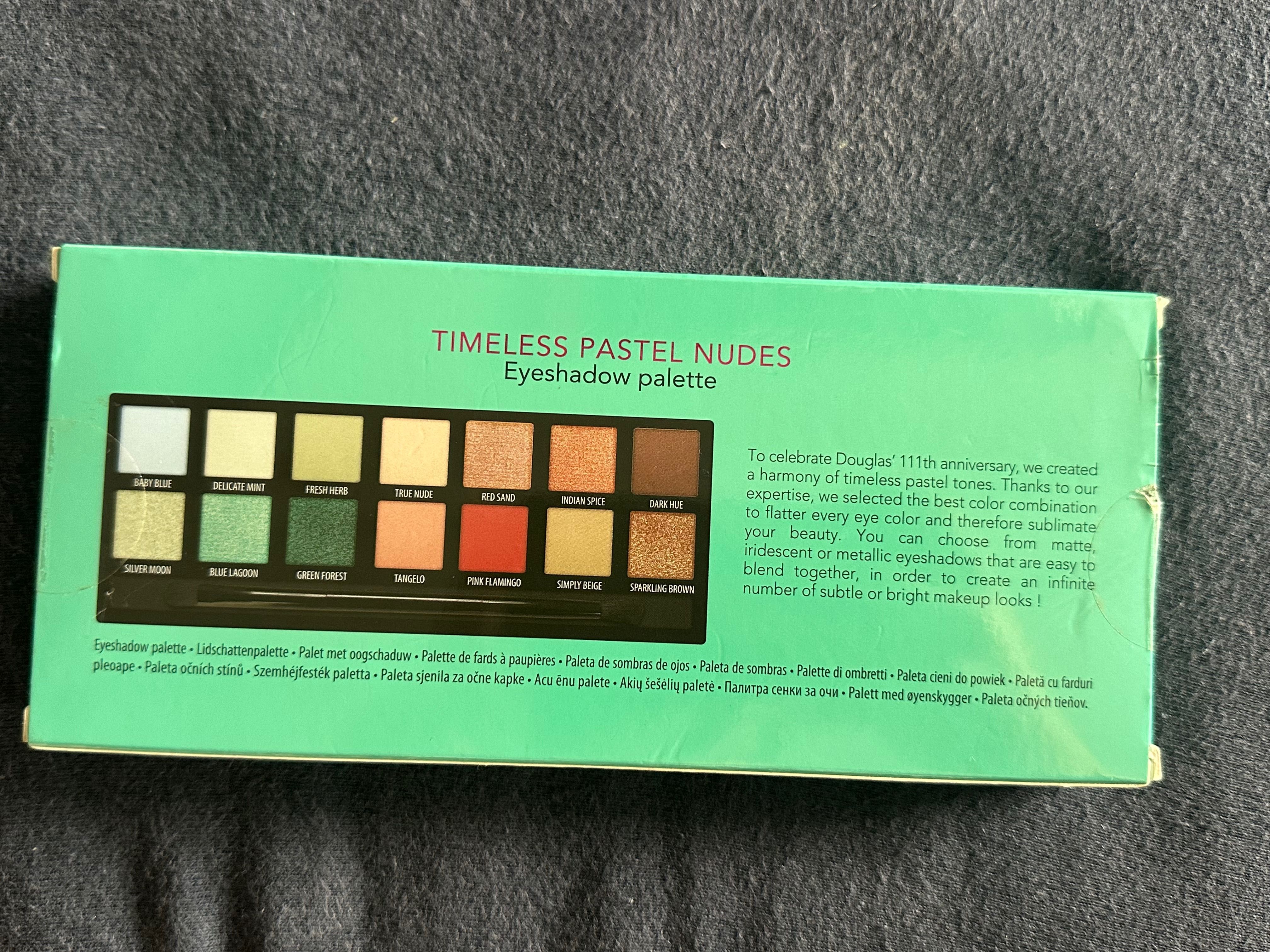 Douglas timess pastel nudes eyeshadow palette- paleta do cieni