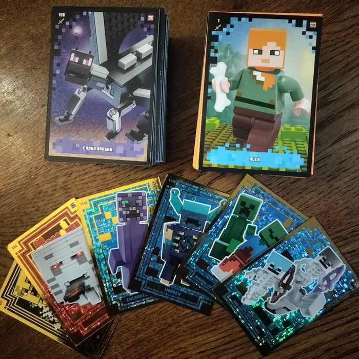 Karty kolekcjonerskie LEGO Minecraft seria 2