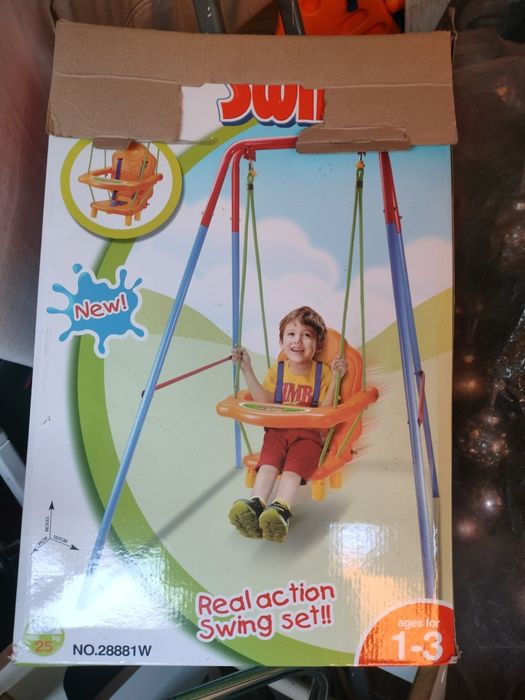 Huśtawka ogrodowa dla dzieci, wiek 1-3 lat