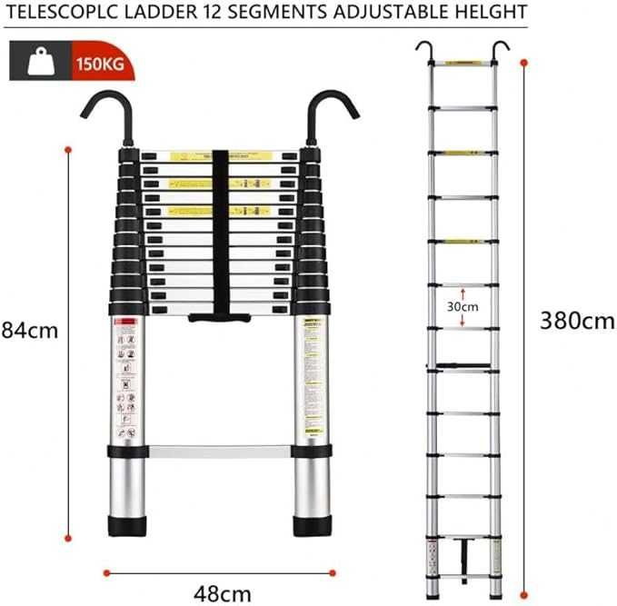 3.8m Escada Telescópica