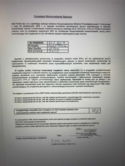 wózek widłowy czołowy KALMAR ECF 80-9