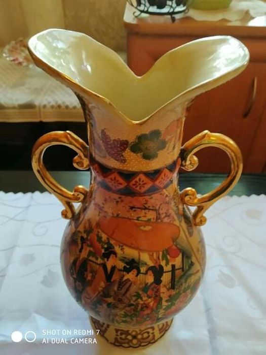 Wazon Chiński Satsuma 2 przepiekny. Antyk