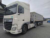 DAF XF  Ciągnik DAF XF460 z naczepą wywrotką  Wielton