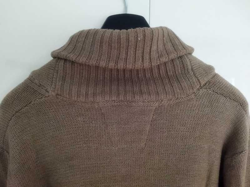 Męski sweter CARRY beżowy rozmiar XL