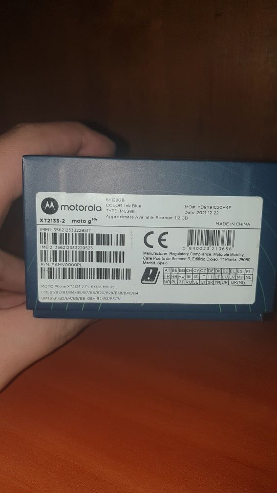 Motorola g60s 5G 6/128