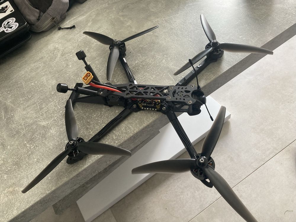 Dron FPV 7” mark4 long range 2W caddx walksnail avatar GT ELRS