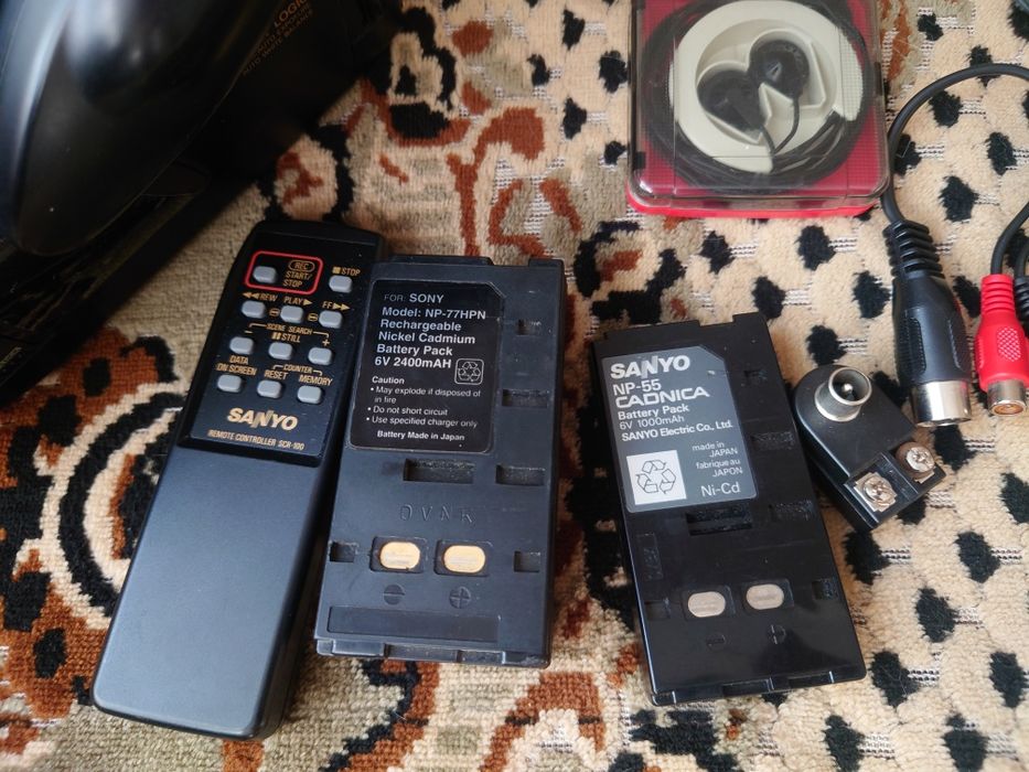 Вінтажна камера Sanyo VM-RZ1P, 8mm camcorder, made in Japan