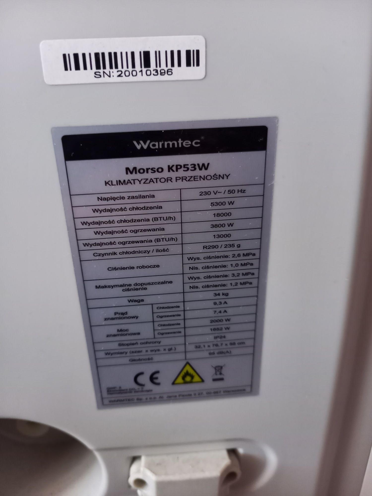 Klimaryzator Warmtec kp53w