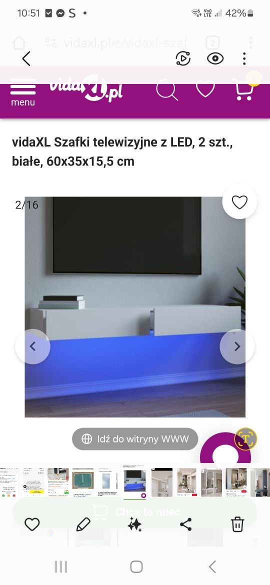 Nowe 2 szt z led