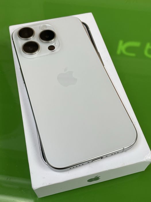 Магазин! iPhone 15 Pro 256gb White Neverlock! Гарантія! Обмін!