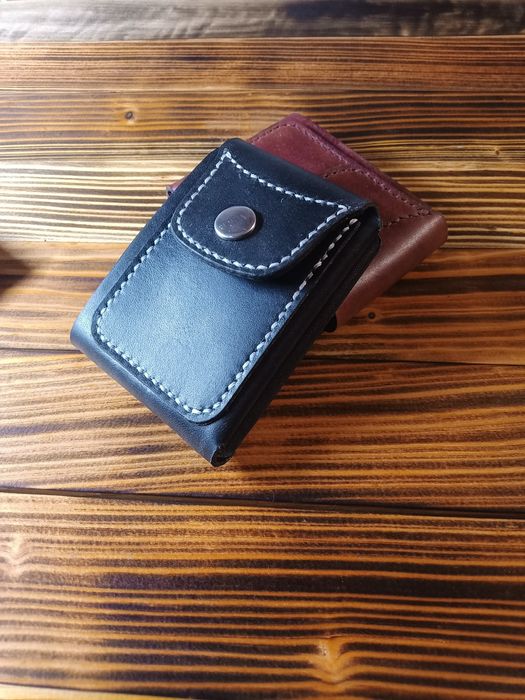 Чоловічий шкіряний гаманець ручної роботи