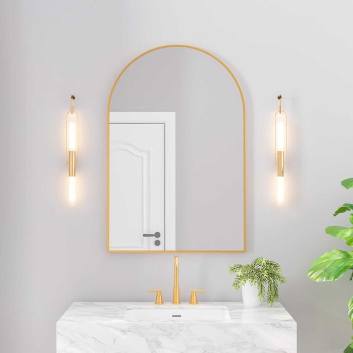 Nowe lustro / lusterko / wiszące / półokrągłe / 50x75cm / A3338!