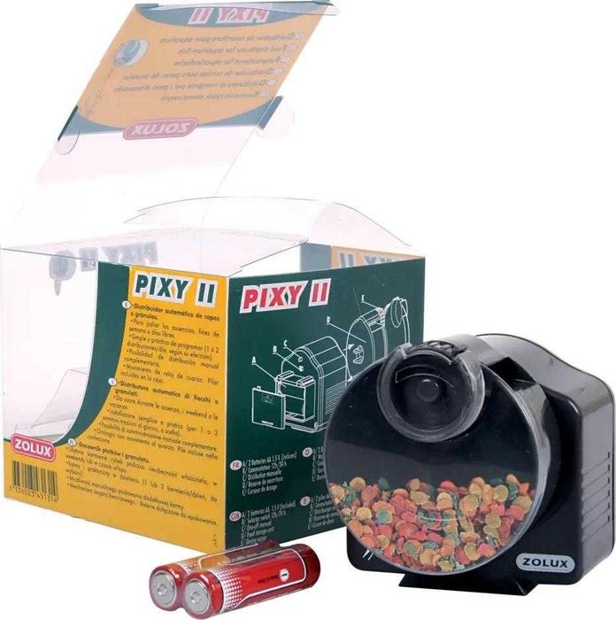 Zolux PIXY II Automatyczny Dystrybutor/Dozownik Karmy Do Akwarium Nowy