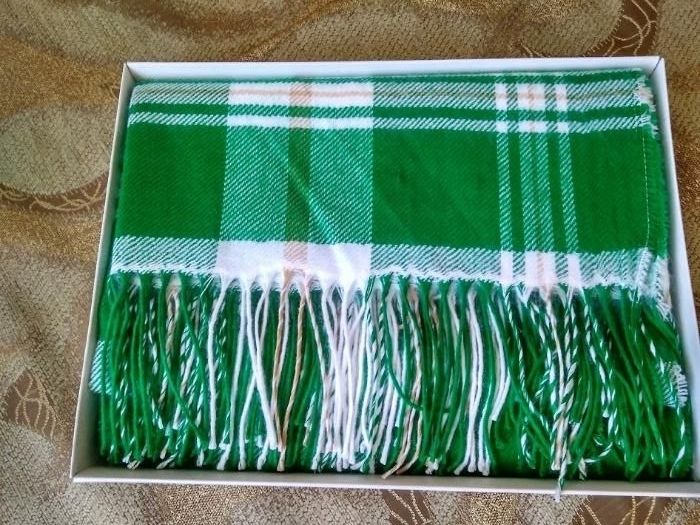 Плед Зеленая клетка 140*190см