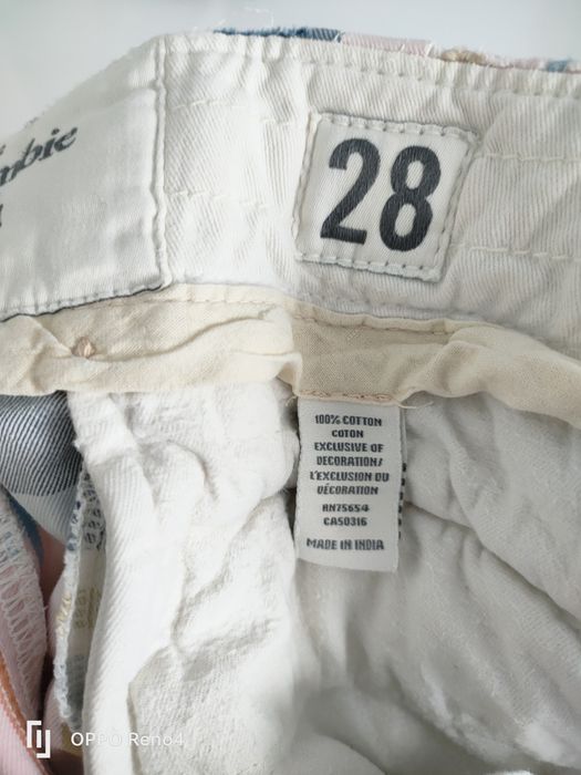 Męskie spodenki chinos Abercrombie & Fitch W28