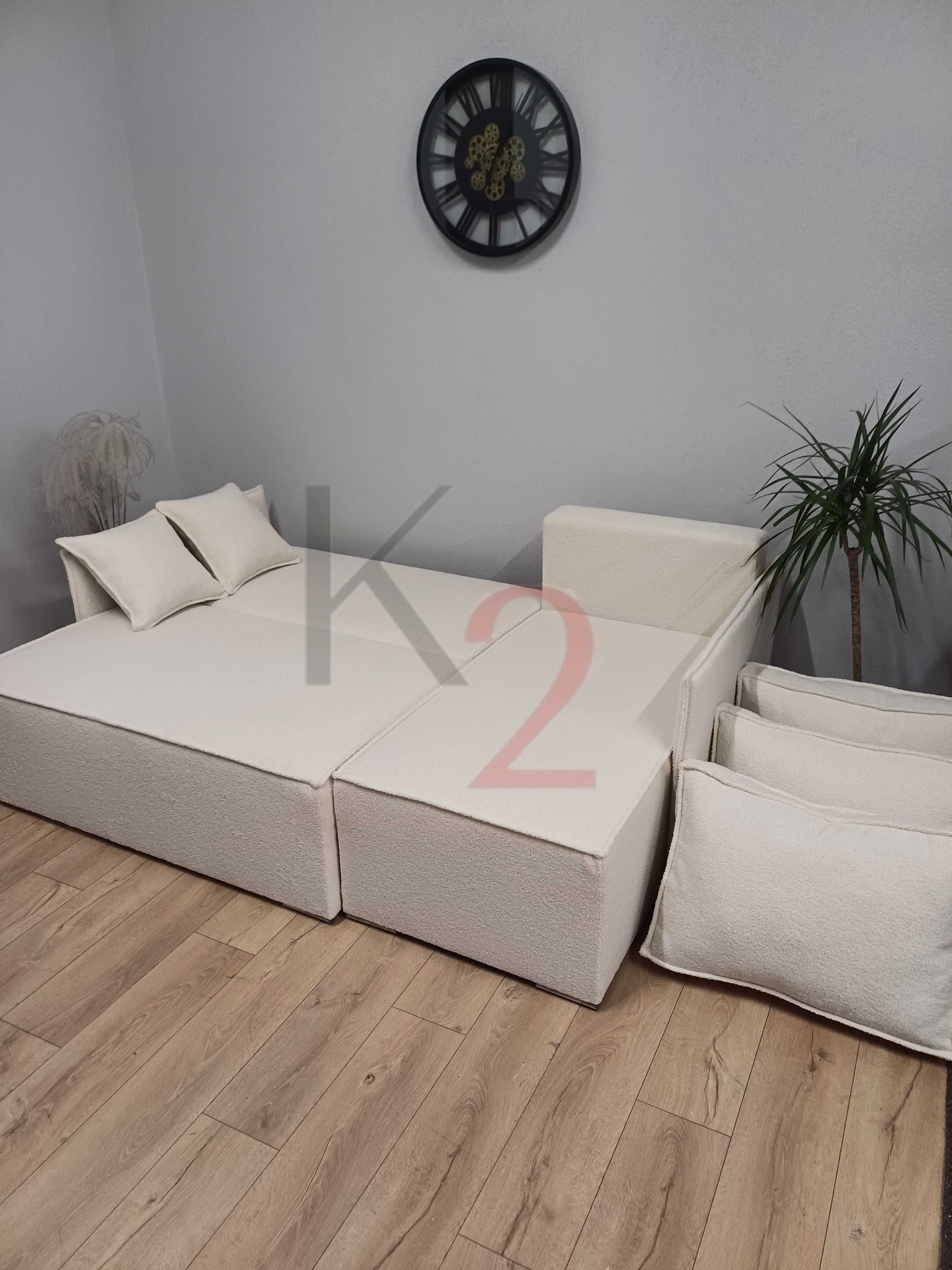 Narożnik FABIO sofa rogówka USB kanapa młodzieżowa hotelowa + GRATIS