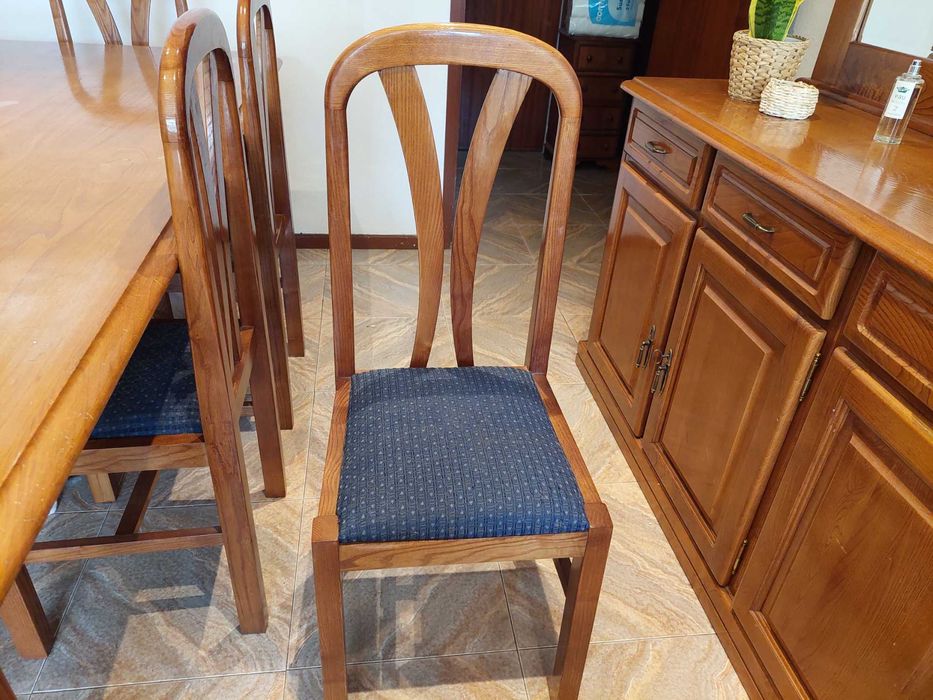 Móveis sala de jantar em cerejeira maciça