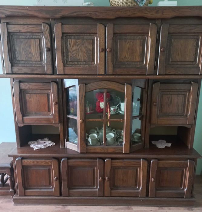 Witryna pokojowa dreniana