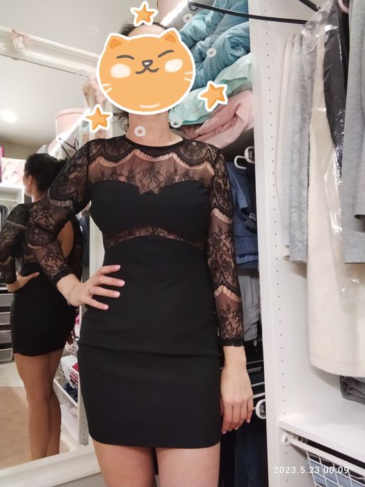 Vestido preto justo 38/40