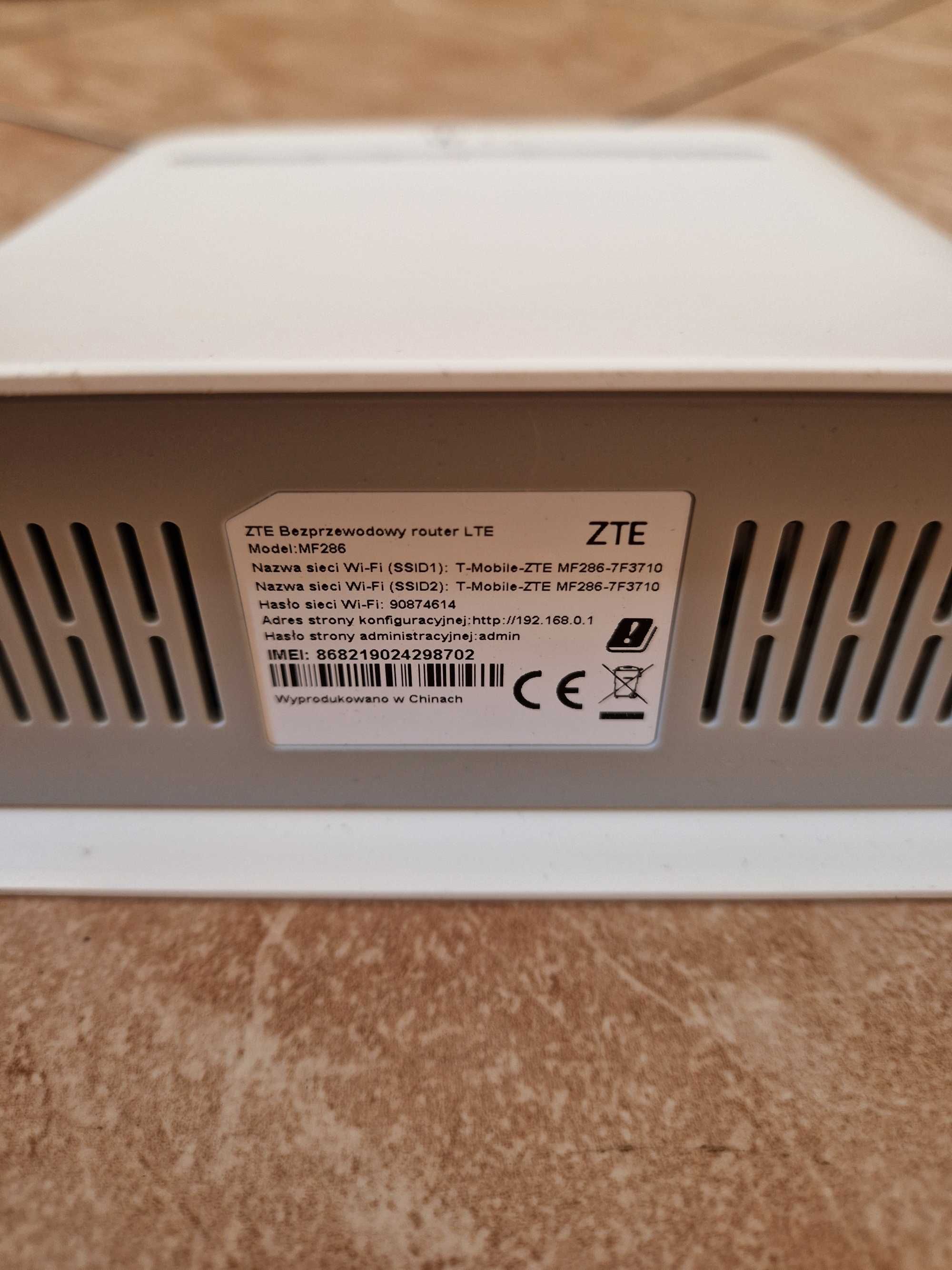 ZTE MF286 router z wbudowanym modemem LTE-A