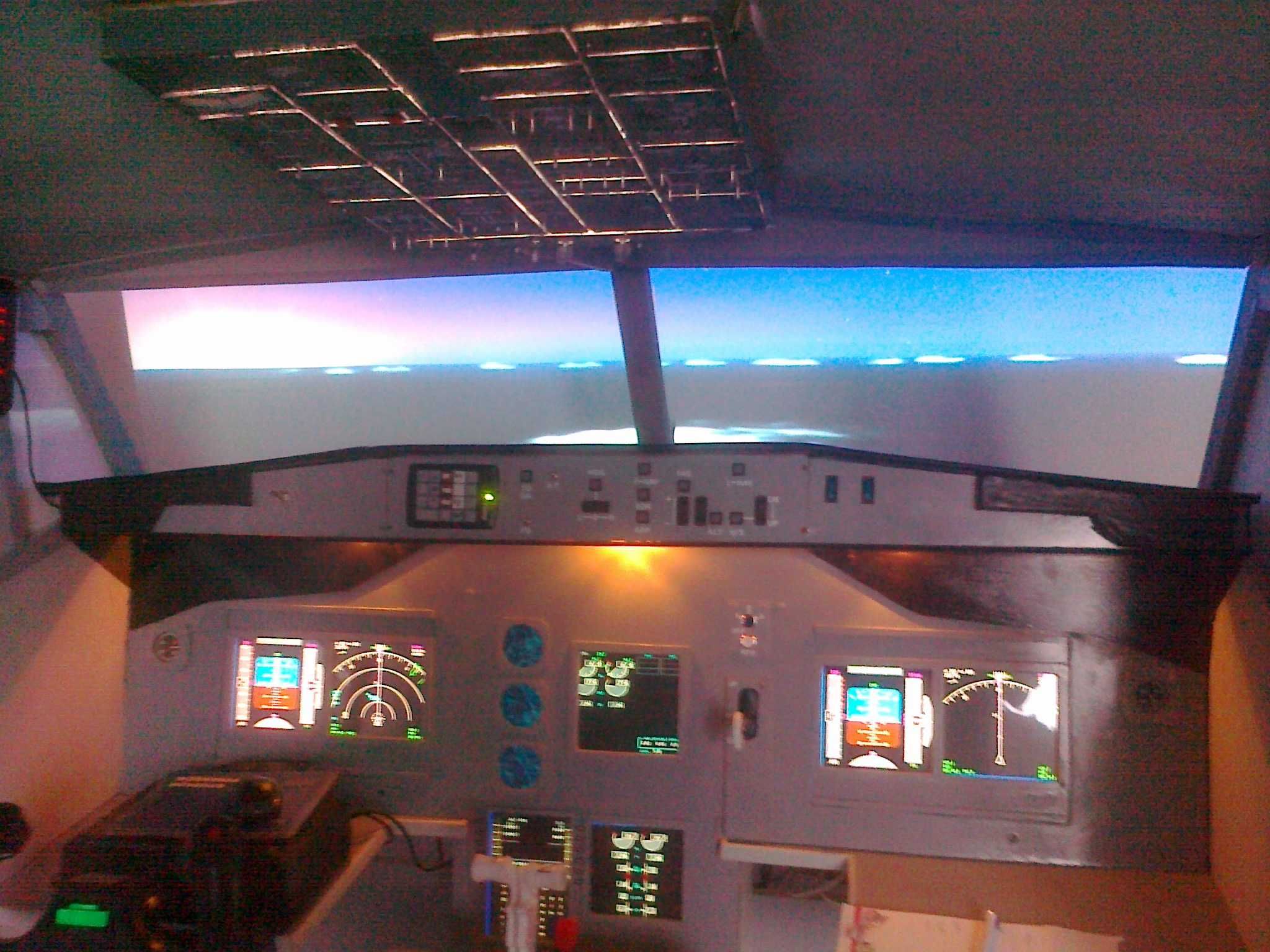 Kokpit - symulator domowy samolotu Boeing 737