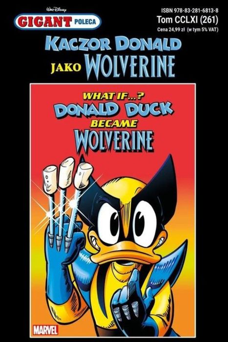 Gigant poleca Kaczor Donald jako Wolverine tom 4/2025