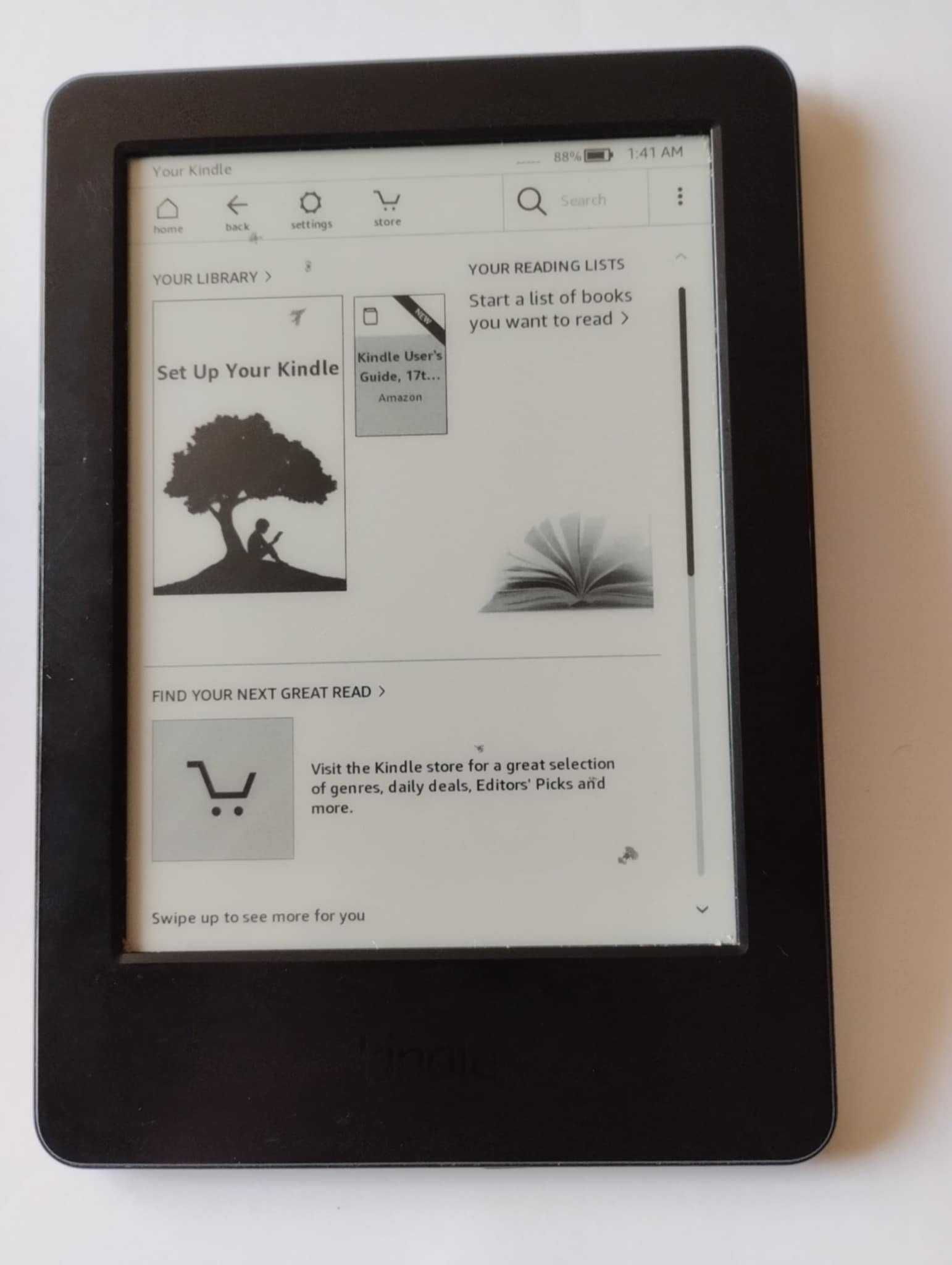 Czytnik Ebooków ebook e-book  Kindle Touch 2- 7 Generation - ser. 90C6