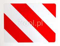 Tablica informacyjna, ostrzegawcza prawa/lewa 300x400mm