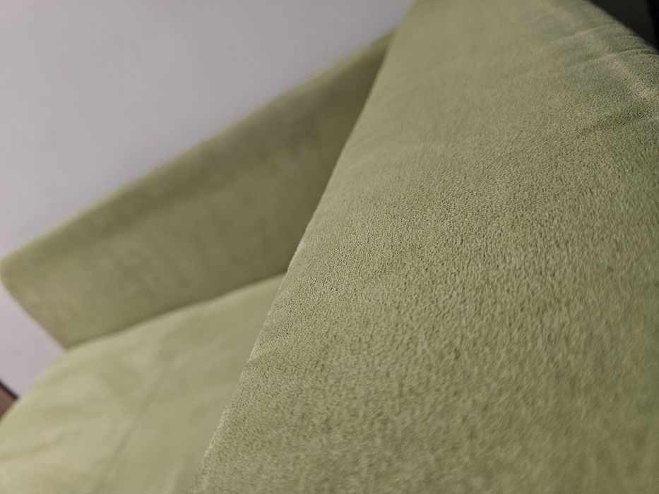 Tapczan rozkładany ZIELONY sofa fotel wersalka