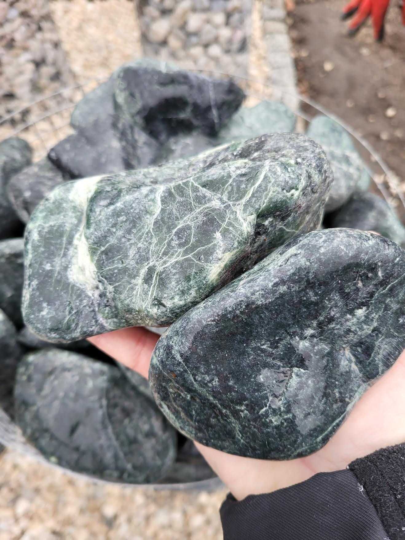Kamień Otoczak GREEN DREAM  Kamienie ogrodowe dekoracyjne ozdobne